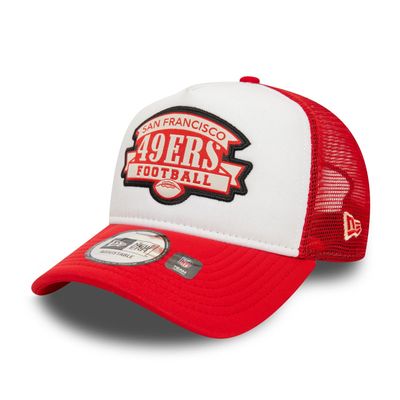 San Francisco 49Ers NFL Red E-Frame Trucker Cap - New Era