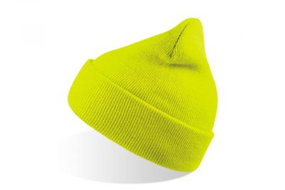 WIND Double Skin Beanie Neon Yellow/Green- Atlantis