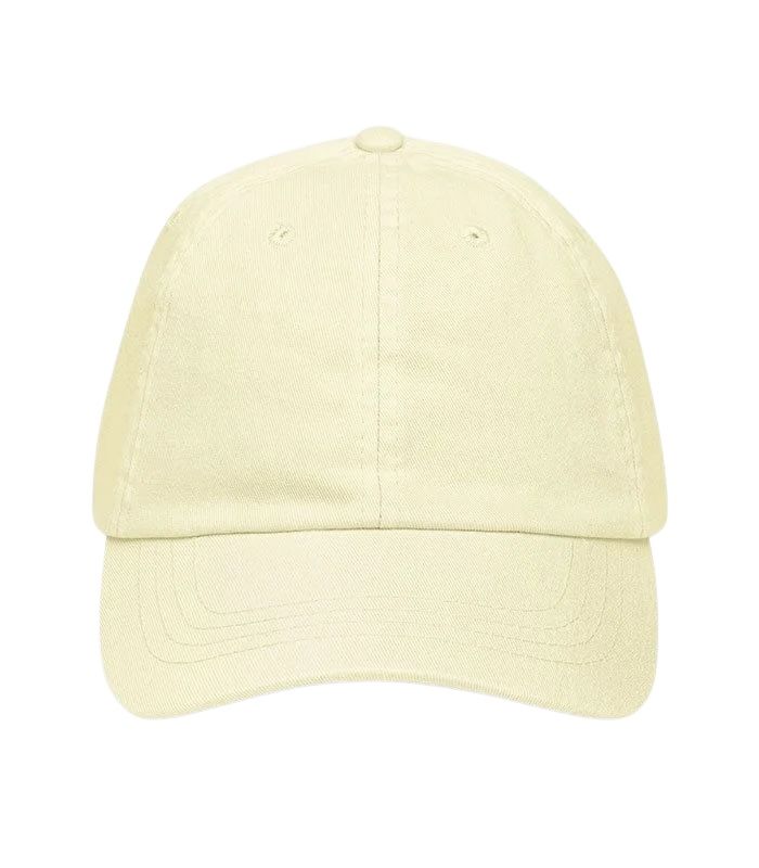 Low Profile 6 Panel Pastel Lemon Dad Cap - Beechfield