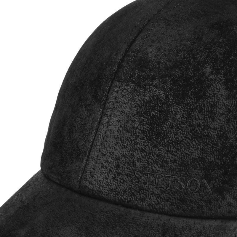 Stetson Baseball Cap Pigskin Black