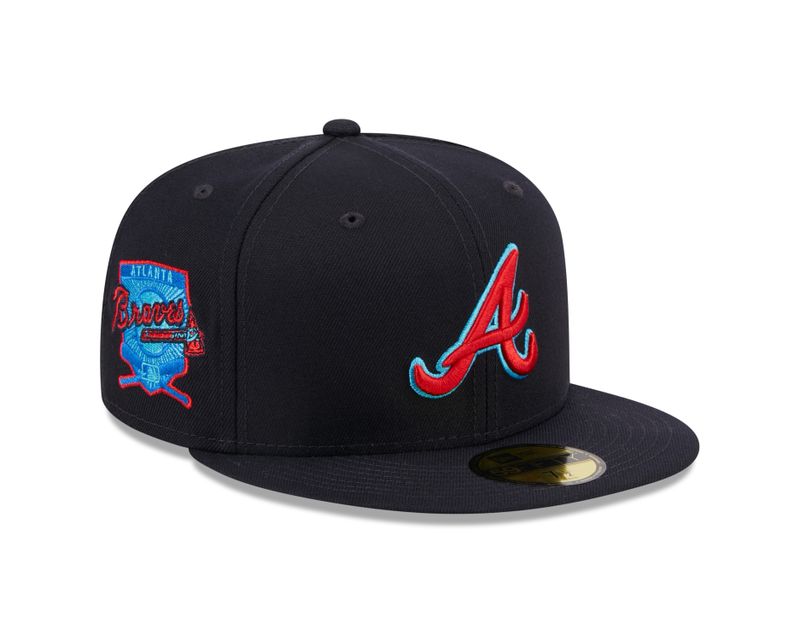 59fifty - Fathers Day Atlanta Braves MLB Side Patch Navy - New Era