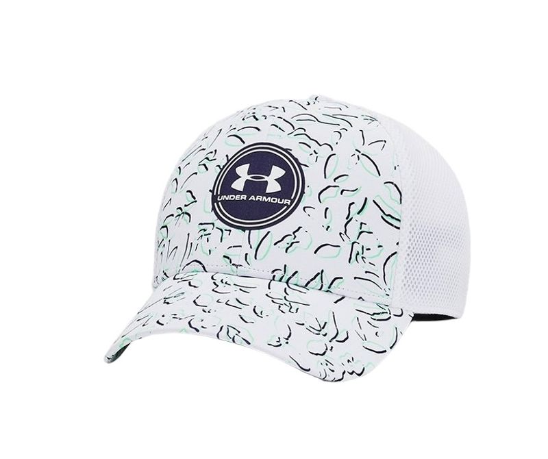 Iso-Chill Armourvent Driver Mesh Cap White - Under Armour