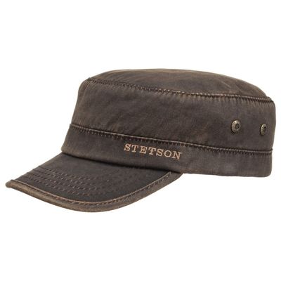 Army Cap Winter CO/PES Lined Brown Stetson