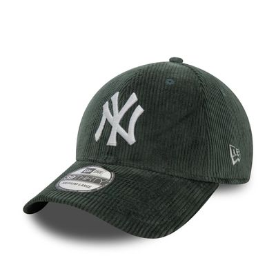 New York Yankees Cord Dark Green 39THIRTY Stretch Fit Cap