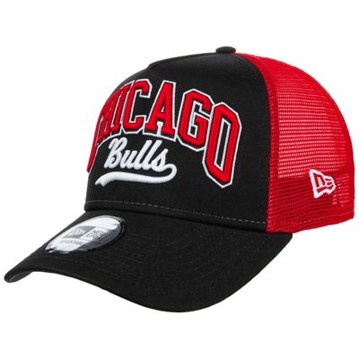 NBA Script Chicago Bulls 9FORTY E-Frame Trucker Cap - New Era