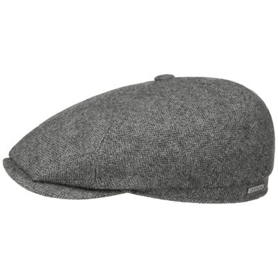 6-Panel Cap Herringbone Grey - Stetson