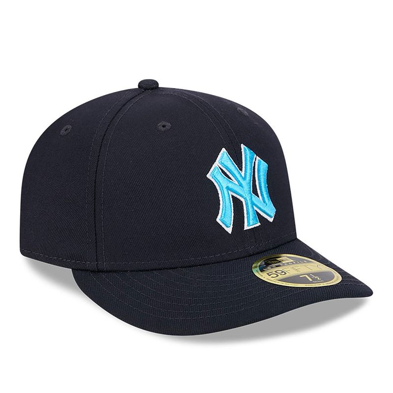 New York Yankees MLB Father's Day 2024 Navy Low Profile 59FIFTY Fitted Cap