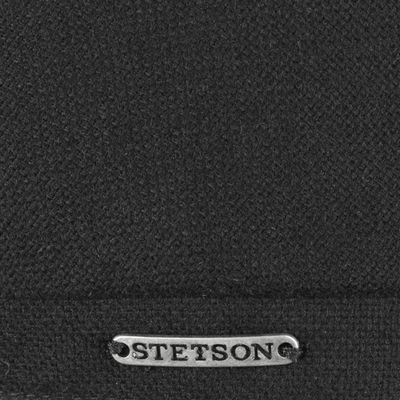 Stetson Brooklin Wool Cashmere Flat Cap Black