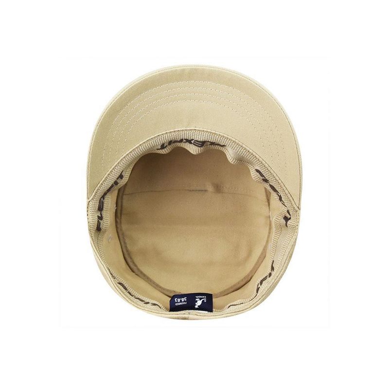 Cotton Twill Flexfit Army Cap Beige - Kangol