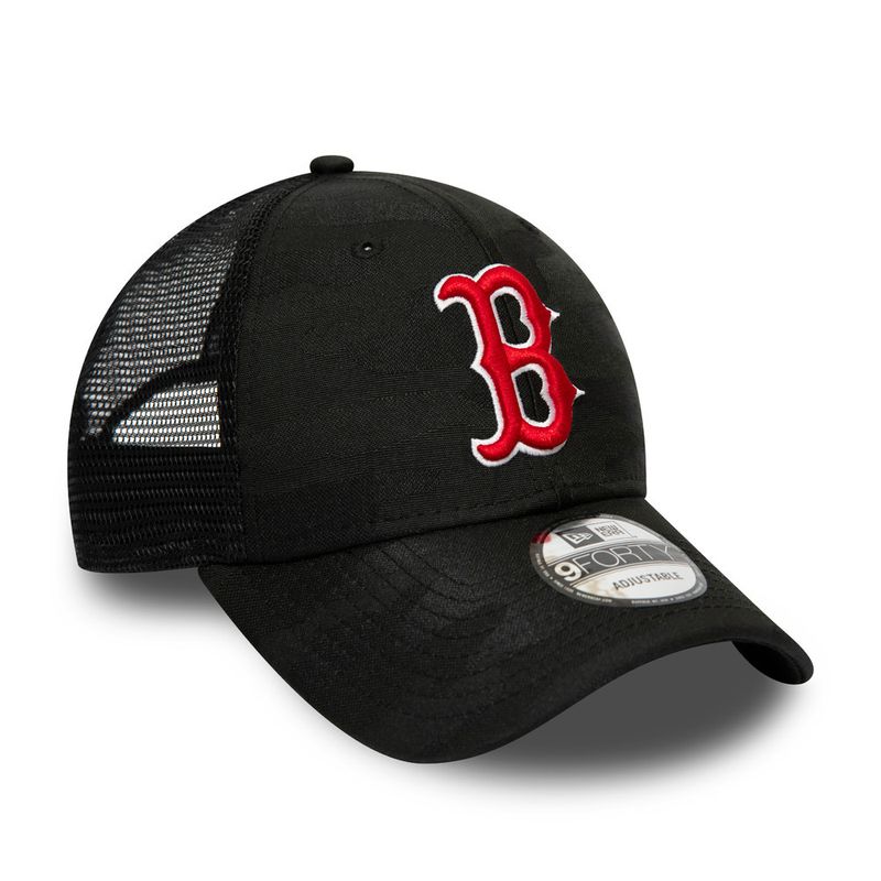 Boston Red Sox Seasonal The League Black Camo Trucker 9Forty - New Era