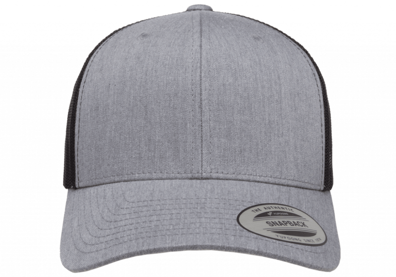 Trucker Keps Heather/Black 6606T från Yupoong i lager