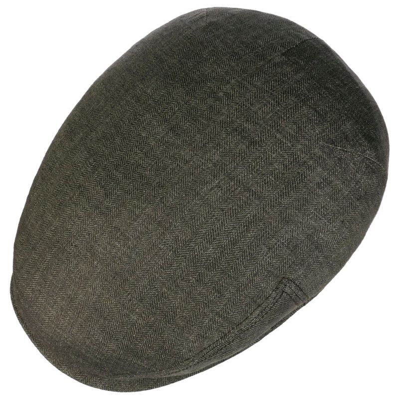 Kent Linen Olive Herringbone - Stetson