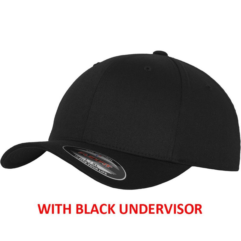 Flexfit Golfer Magnetic Button Black/Black - Flexfit/Yupoong