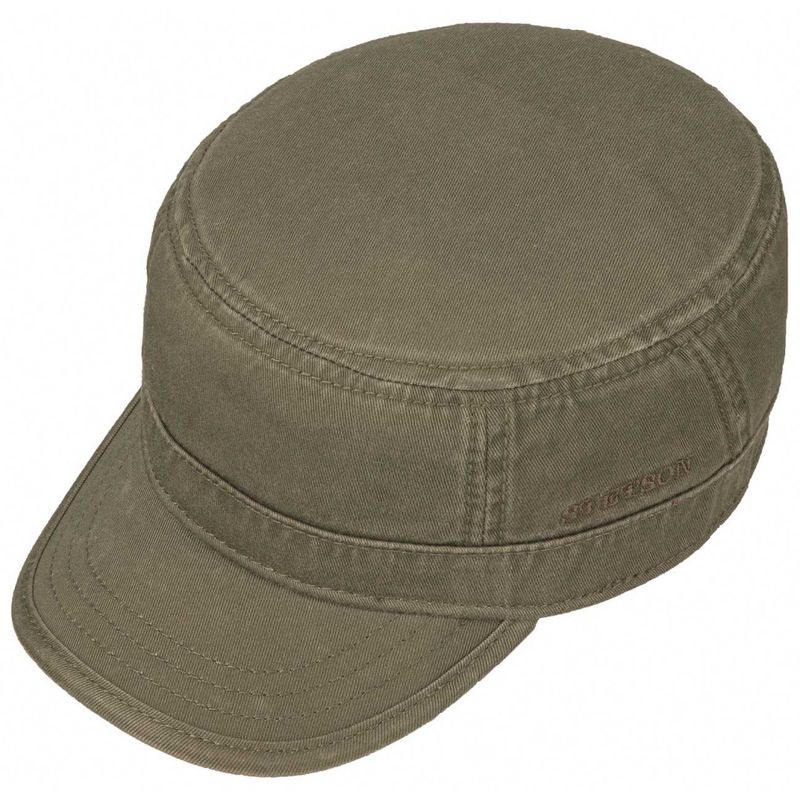 Army Cotton Cap Olive Stetson