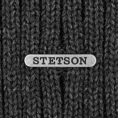 Georgia Cuff Knit Merino Wool Grey- Stetson