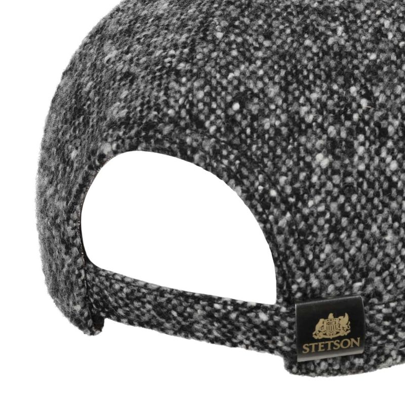 Classic Donegal Tweed Black/White Cap - Stetson