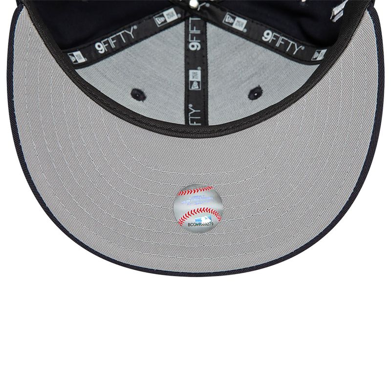New York Yankees Flower Wordmark Navy 9FIFTY Snapback Cap