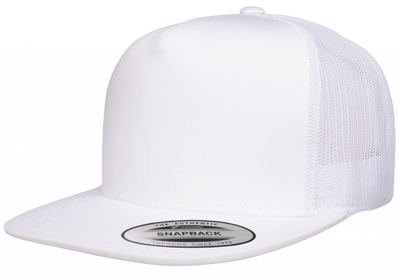 Flexfit/Yupoong Trucker white 6006 i lager för snabb leverans