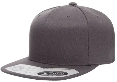 110 Fitted Snapback Dark Grey - Flexfit