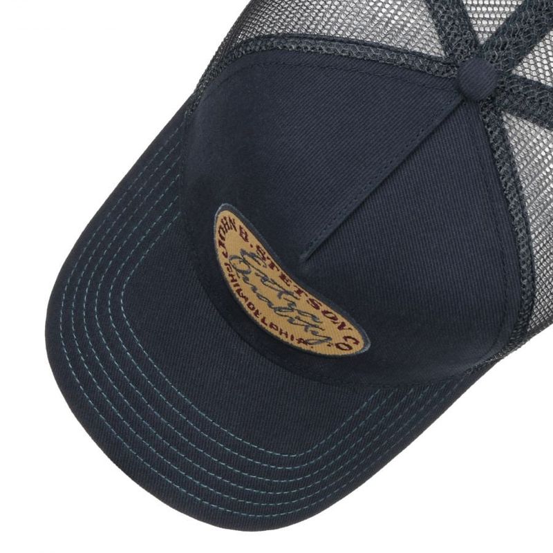 Stetson Kidz Trucker Cap Vintage Brushed Twill Navy