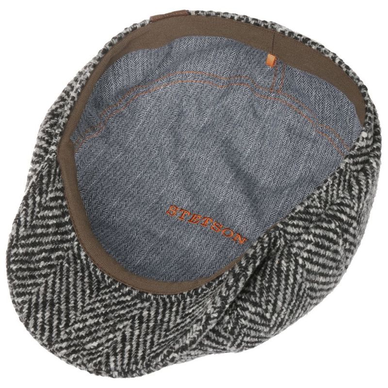 Hatteras Herringbone WV Grey-Melange Stetson