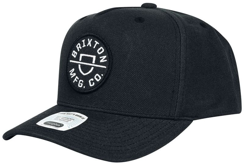 Brixton Crest C Netplus Snapback Black White
