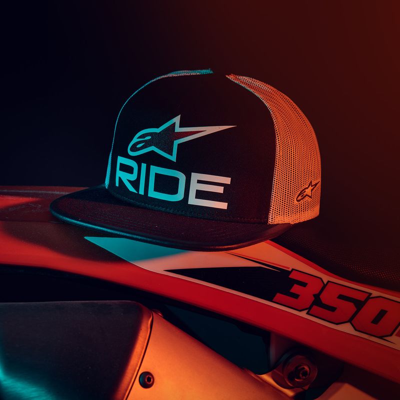 Ride 4.0 Trucker Hat Charcoal/Black/Lime - Alpinestars