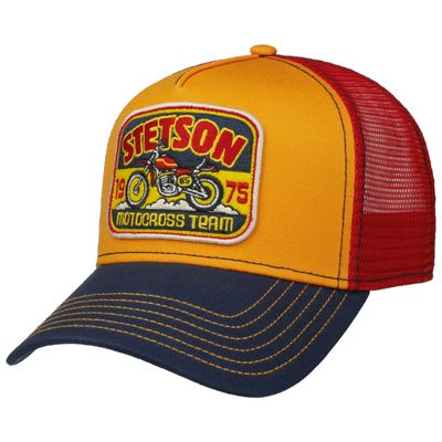 Trucker Cap Motocross Team Navy/Orange/Red- Stetson