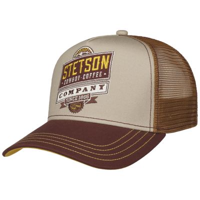 Stetson Trucker Cap Barista Company Brown Beige