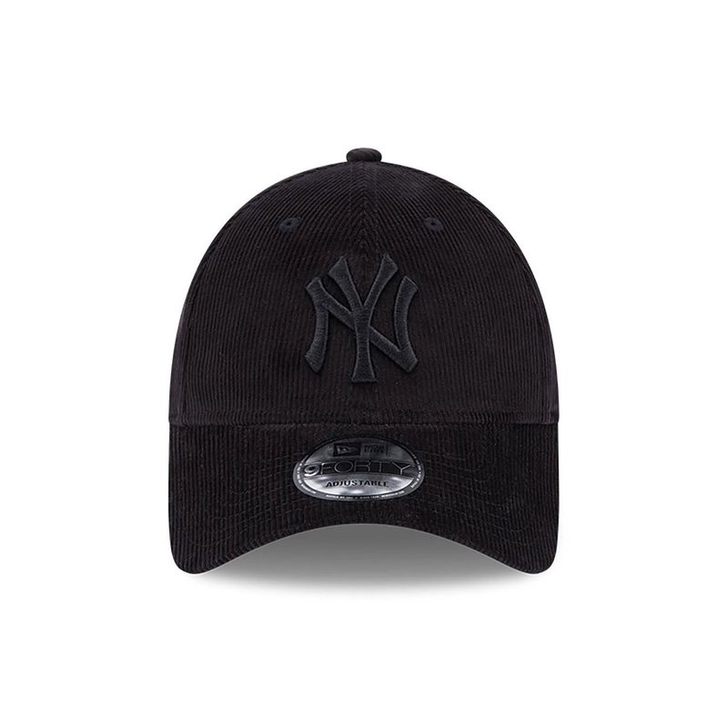 9forty New York Yankees Cord Black Reglerbar - New Era