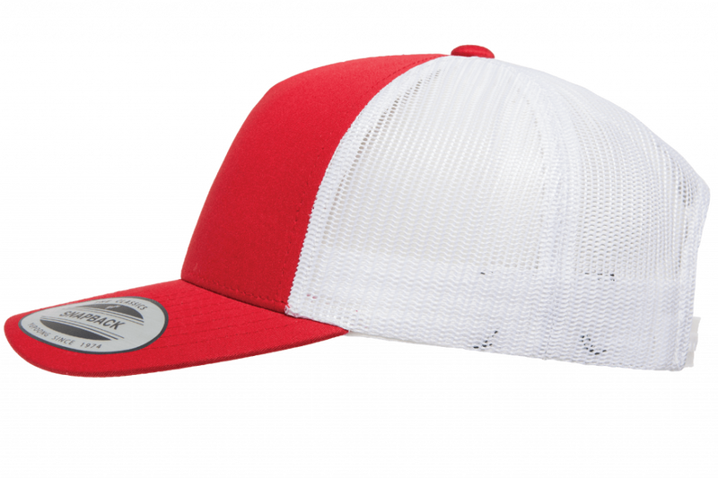 Trucker Flexfit Retro Red/White 6506 från Flexfit i lager