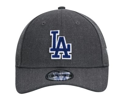 9forty Los Angeles Dodgers Heather Twill Grey - Fri frakt