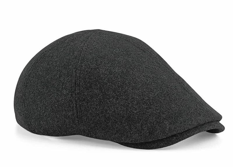 Melton Wool Ivy Cap Charcoal - Beechfield