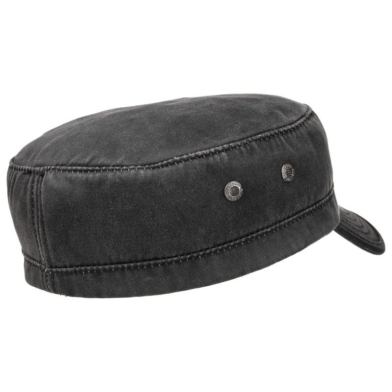 Army Cap Winter CO/PES Lined Black Stetson