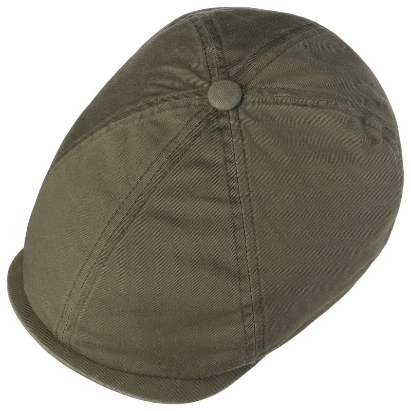 6-Panel Cap Cotton Twill Military Olive - Stetson