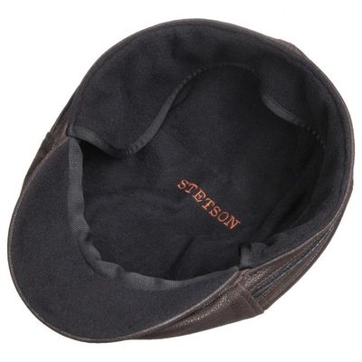 Duck Cap Cowhide EF Brown/Black Stetson