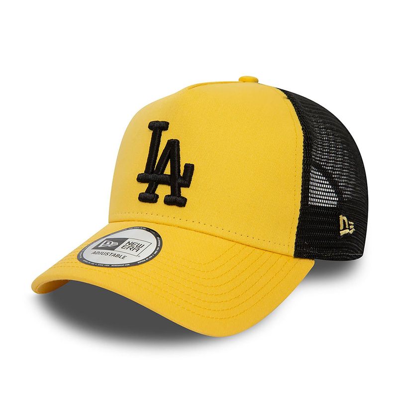 LA Dodgers League Essential Yellow Trucker Cap - New Era