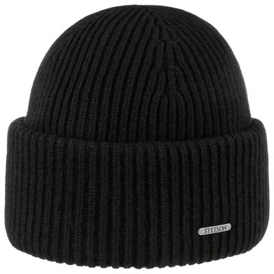Stetson Classic Uni Wool Beanie Black