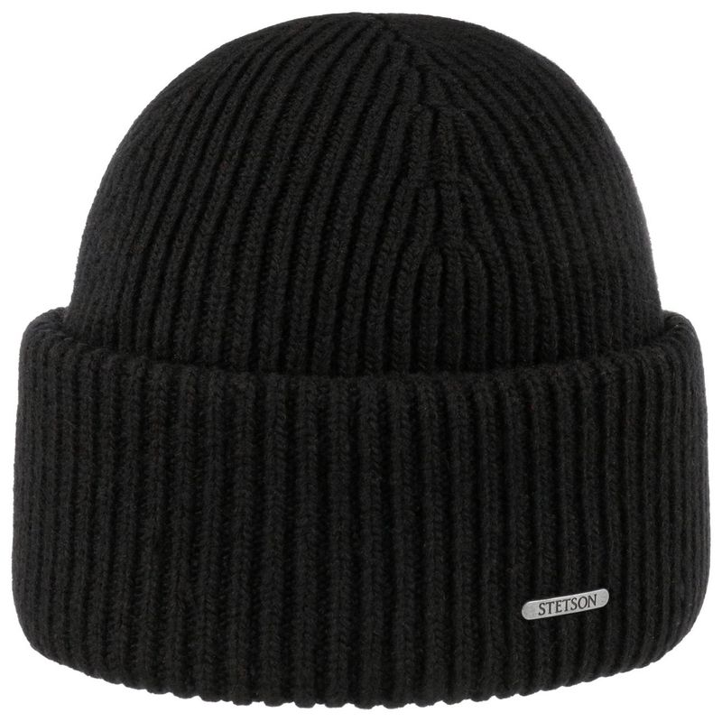 Stetson Classic Uni Wool Beanie Black