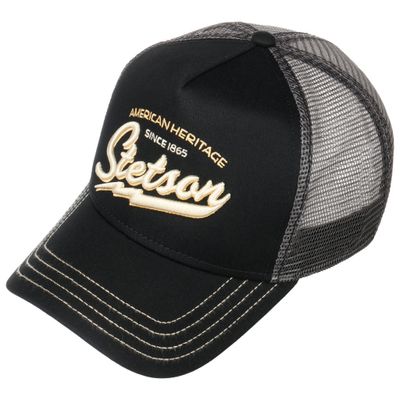 Kids Trucker Cap American Heritage Classic Black  - Stetson