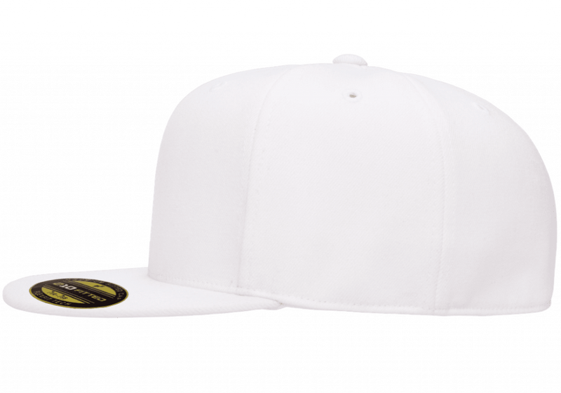 Flexfit 210® Premium Fitted White 6210 - Flexfit/Yupoong