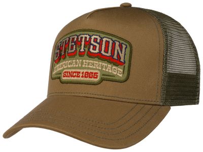 Stetson Trucker Cap Vintage Western Brown