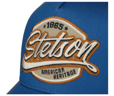 Stetson Classic Patch Trucker Blue Orange