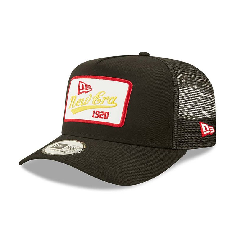 New Era State Black A-Frame Trucker - New Era