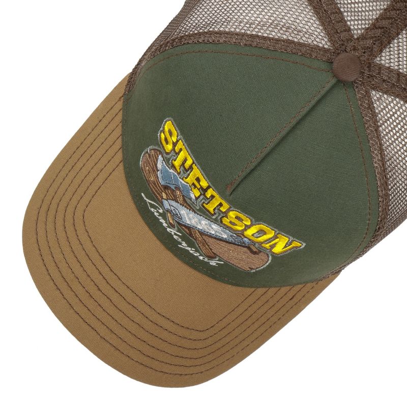 Trucker Cap Lumberjack Caramel/Green- Stetson
