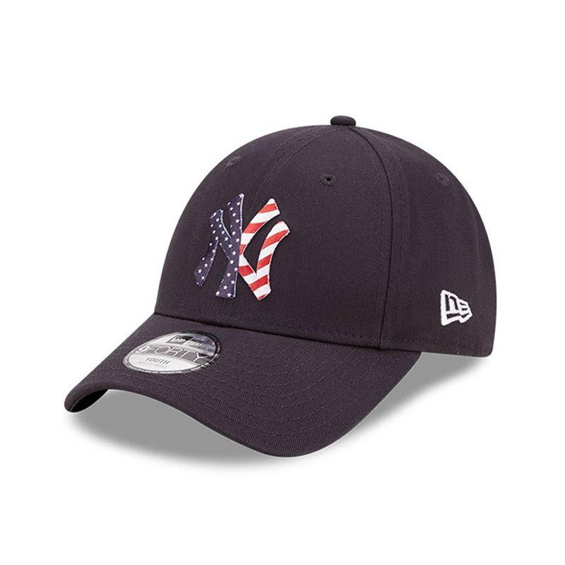New York Yankees Wild Camo Kids Navy 9FORTY Cap - New Era