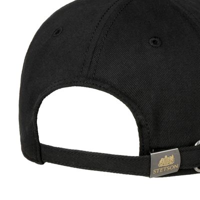 Since 1865 Brushed Twill Cap Black - Stetson