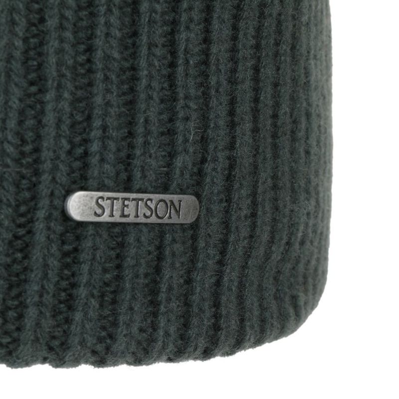 Classic Uni Wool Beanie Hat Green- Stetson