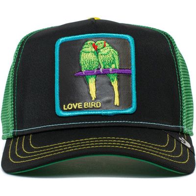 Love Bird Animal Farm Trucker Baseball Svart/Grön - Goorin Bros