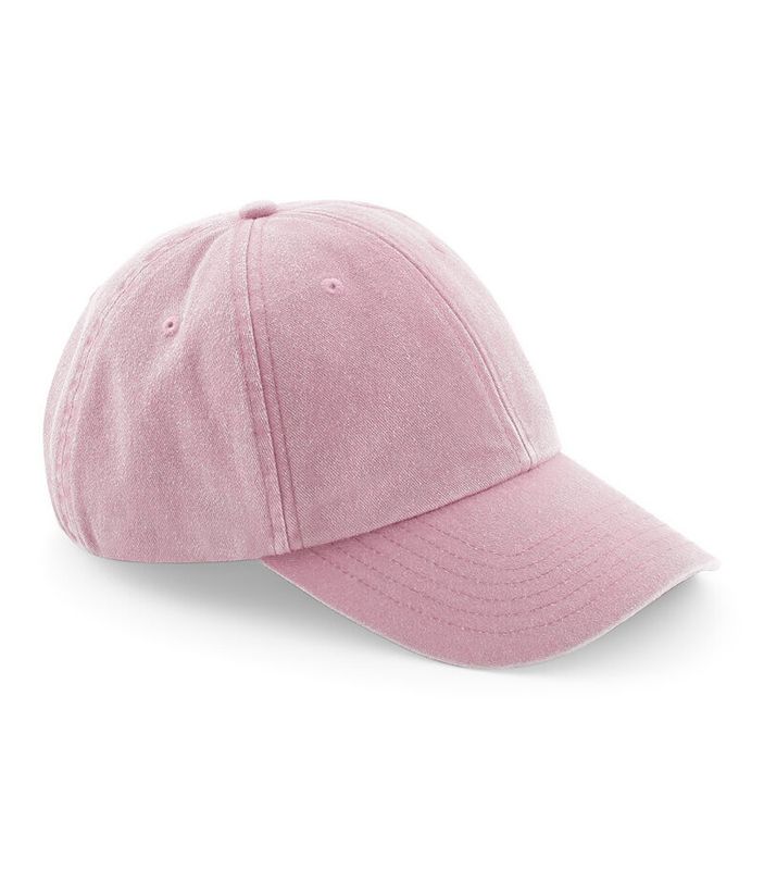 Low Profile Vintage Cap - Vintage Dusky Pink - Beechfield